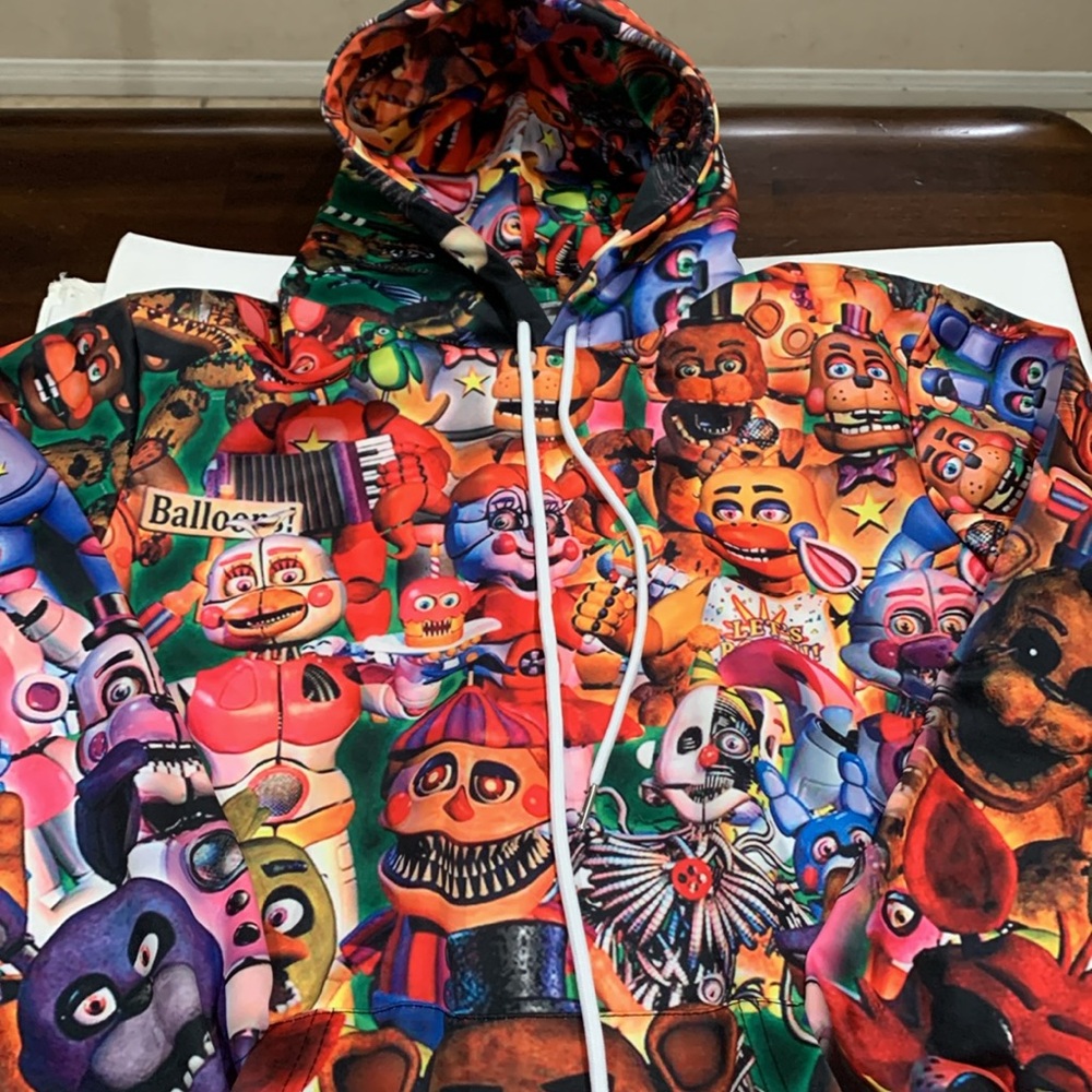 Kids Five Nights at Freddy’s Character Hoodie - Picture 2 of 7